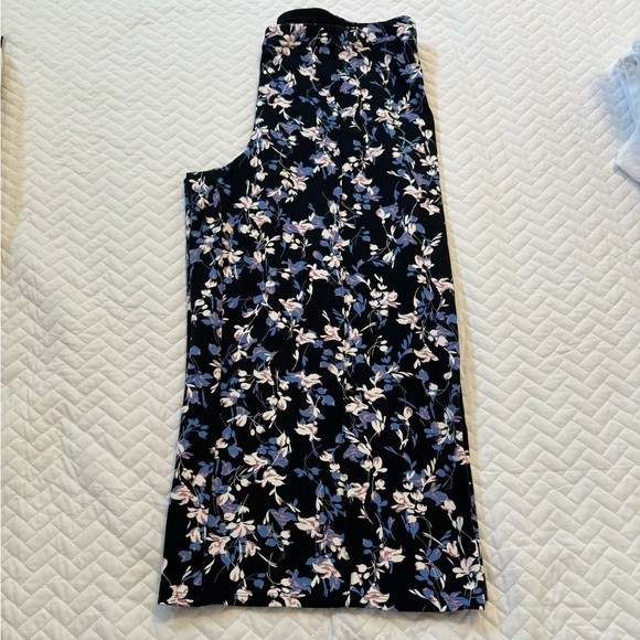 J Jill rayon/nylon/spandex wide leg Capri pants - Picture 1 of 3